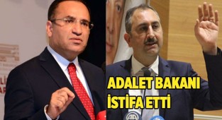 Adalet Bakanı Abdulhamit Gül istifa etti, yerine Bekir Bozdağ atandı