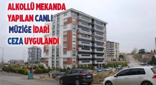 Alkollü mekanda yapılan canlı müziğe idari ceza uygulandı
