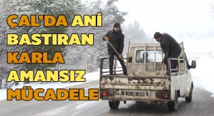 ANİ BASTIRAN KARLA AMANSIZ MÜCADELE