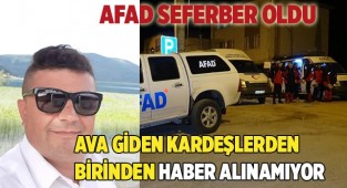 Ava giden kardeşlerden birinden haber alınamıyor