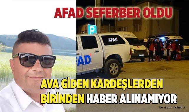 Ava giden kardeşlerden birinden haber alınamıyor