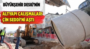 Büyükşehir’den 7 yılda 7 bin km altyapı hattı