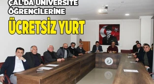 ÇAL’DA ÜNİVERSİTE ÖĞRENCİLERİNE BEDELSİZ YURT
