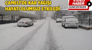 Çameli’de kar yağışı hayatı olumsuz etkiledi