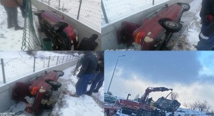 Çameli'de otomobil kanala düştü