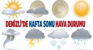 Denizli'de hafta sonu hava nasıl olacak? 