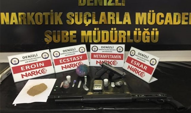 Denizli'de uyuşturucu ticareti yapan 22 kişi tutuklandı