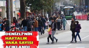 Denizli’nin haftalık vaka sayısı açıklandı