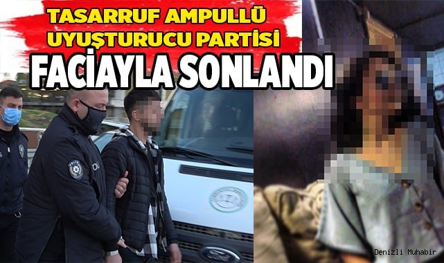 Gençlerin tasarruf ampullü uyuşturucu partisi faciayla sonlandı