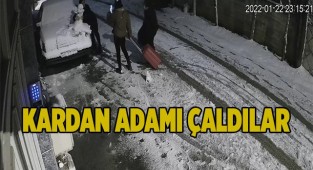 Gülümseten kardan adam hırsızlığı