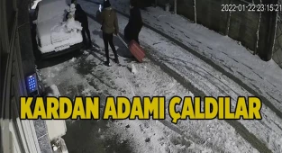 Gülümseten kardan adam hırsızlığı