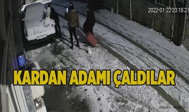 Gülümseten kardan adam hırsızlığı