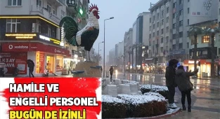Hamile ve engelli personele 2 gün idari izin
