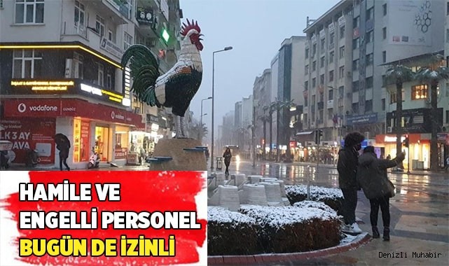 Hamile ve engelli personele 2 gün idari izin