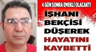 İşhanının bekçisi düşerek hayatını kaybetti