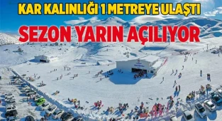 Kayak merkezi sezonu açıyor