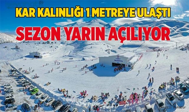 Kayak merkezi sezonu açıyor