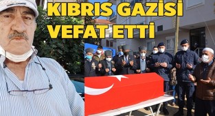 Kıbrıs gazisi vefat etti