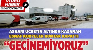 Kuryeler kontak kapattı