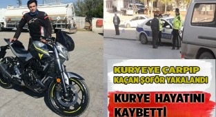 Kuryenin ölümüne sebep olan sürücü kayıplara karıştı