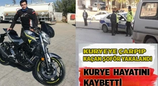 Kuryenin ölümüne sebep olan sürücü kayıplara karıştı