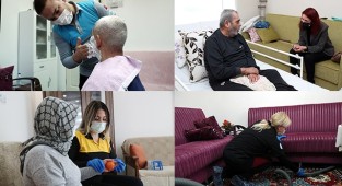 MERKEZEFENDİ’DE EVDE BAKIM HİZMETLERİ ARALIKSIZ SÜRÜYOR