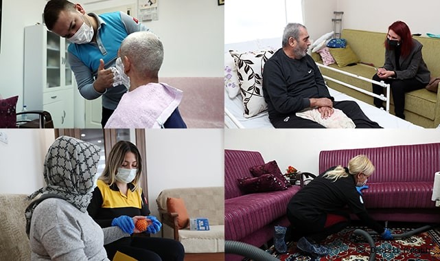 MERKEZEFENDİ’DE EVDE BAKIM HİZMETLERİ ARALIKSIZ SÜRÜYOR