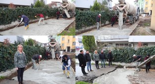 MERKEZEFENDİ DE ÜST YAPI  DEVAM EDİYOR