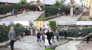 MERKEZEFENDİ DE ÜST YAPI  DEVAM EDİYOR