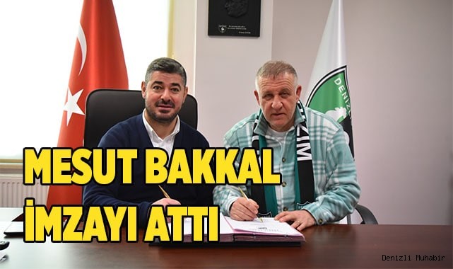 Mesut Bakkal imzayı attı