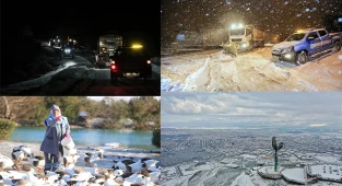 PAMUKKALE BELEDİYESİ KAR MESAİSİNDE