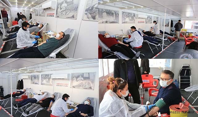 PAMUKKALE BELEDİYESİ PERSONELİNDEN KIZILAY’A DESTEK