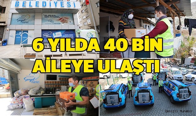 PAMUKKALE BELEDİYESİ SOSYAL MARKET 6 YAŞINDA