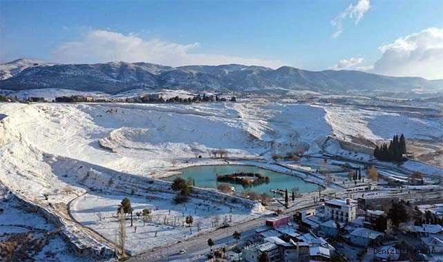 PAMUKKALE GÜZELLİĞİNE GÜZELLİK KATTI