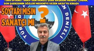 SOYTARIMISIN YOKSA SANATÇIMI?