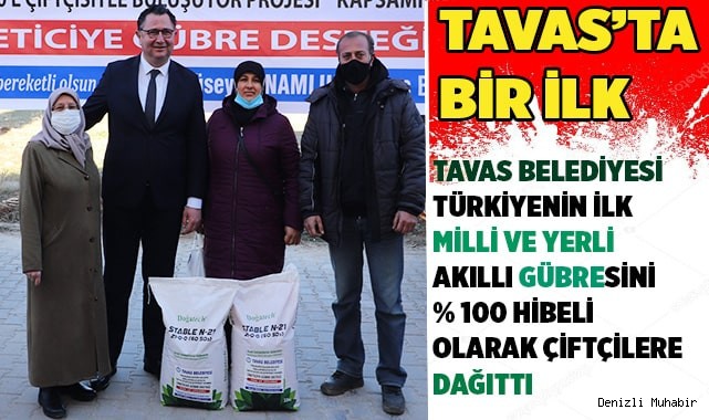 TAVAS TARIMINDA BİR İLK