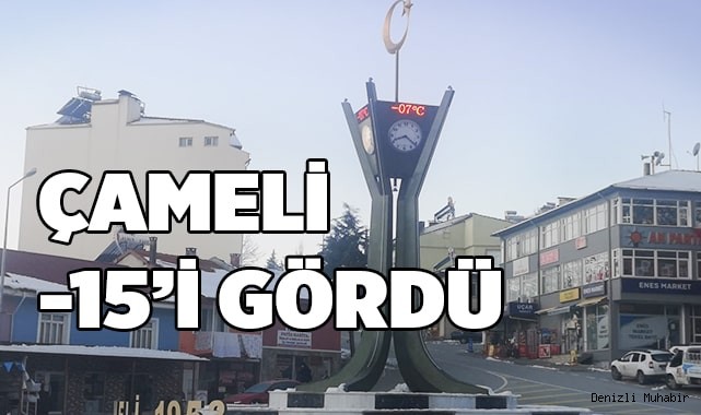 Termometre gece -15, gündüz -7'yi gördü