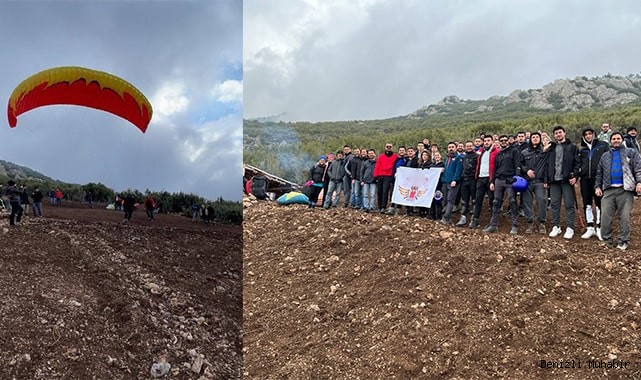 Yeni yılın ilk uçuşu Çardak’tan