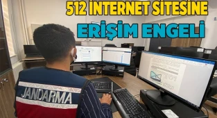 512 internet sitesi kapatıldı