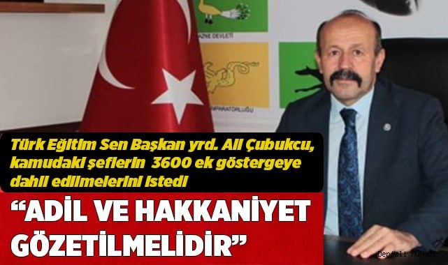 'Adil ve Hakkaniyet gözetilmelidir'