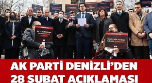 AK Parti Denizli’den 28 Şubat açıklaması