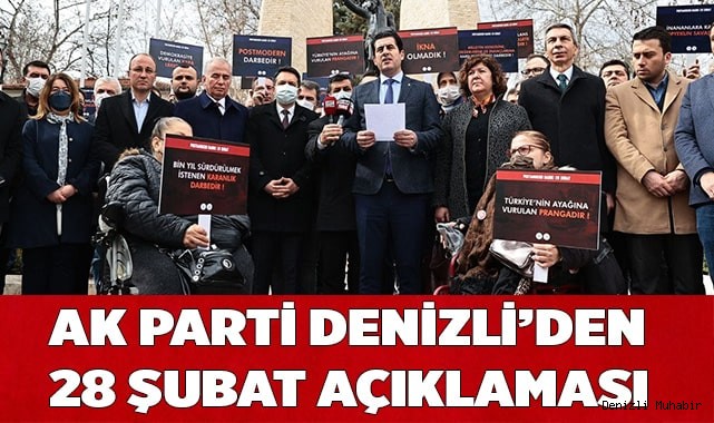 AK Parti Denizli’den 28 Şubat açıklaması