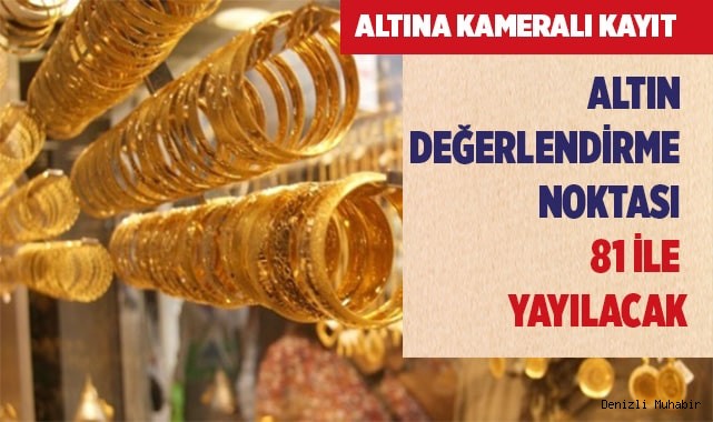 Altın değerlendirme noktası 81 ile yayılacak