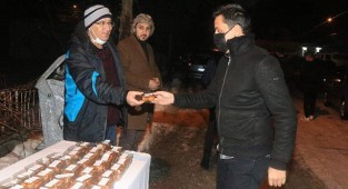 Çameli Belediyesi’nden kandil ikramı