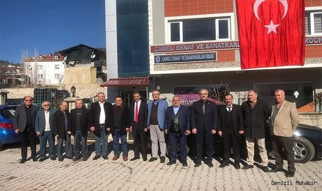 Çameli Esnaf Odası'nda mevcut yönetim güven tazeledi