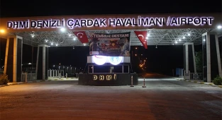 Çardak Havalimanı'nda 23 bin yolcu hizmet aldı