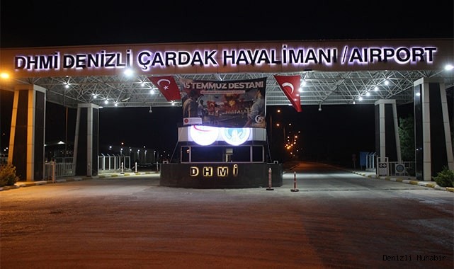 Çardak Havalimanı'nda 23 bin yolcu hizmet aldı