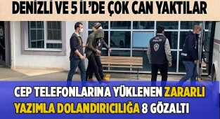 Cep telefonlarına yüklenen zararlı yazımla dolandırıcılığa 8 gözaltı daha