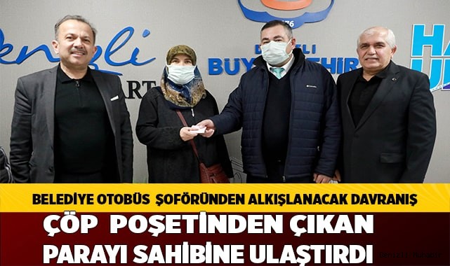 Çöp sandığı poşetten para  çıktı