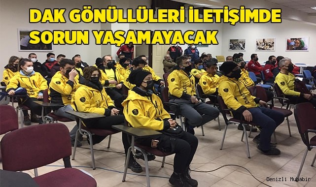 DAK gönüllüleri iletişimde sorun yaşamayacak